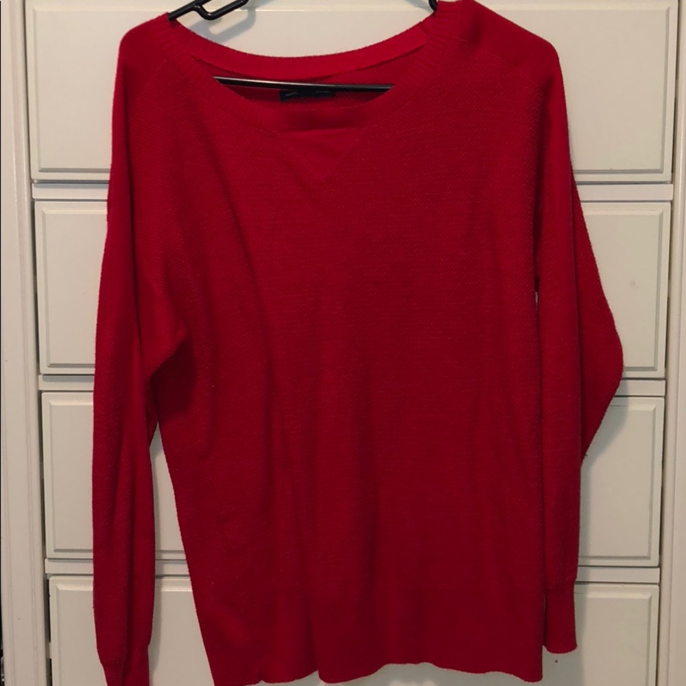 Red AE sweater